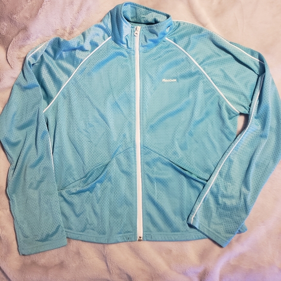 Light blue Reebok Track Jacket - Picture 2 of 6